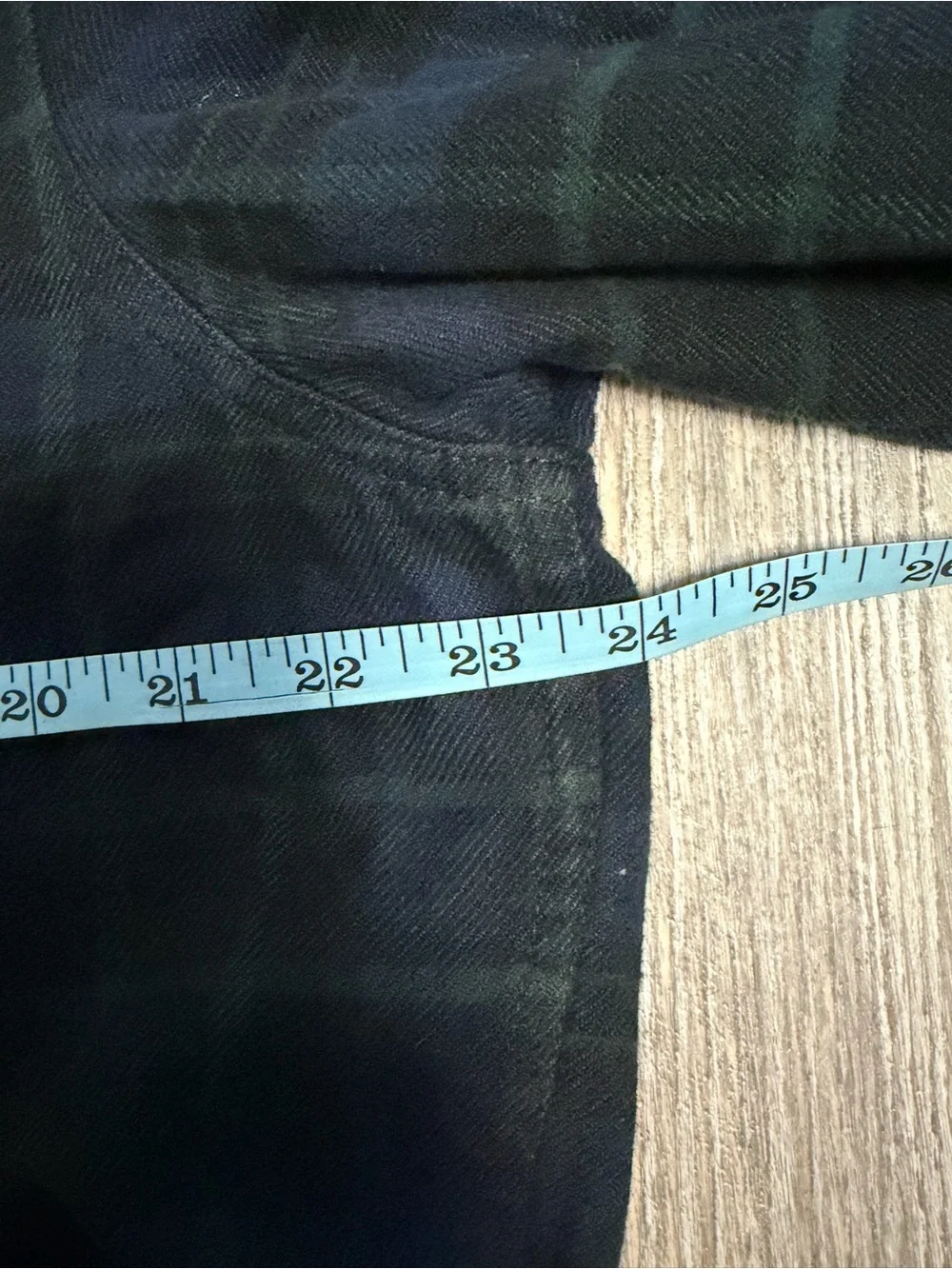 The North Face Flannel Blue & Dark Green Plaid Button-Down Men’s Shirt